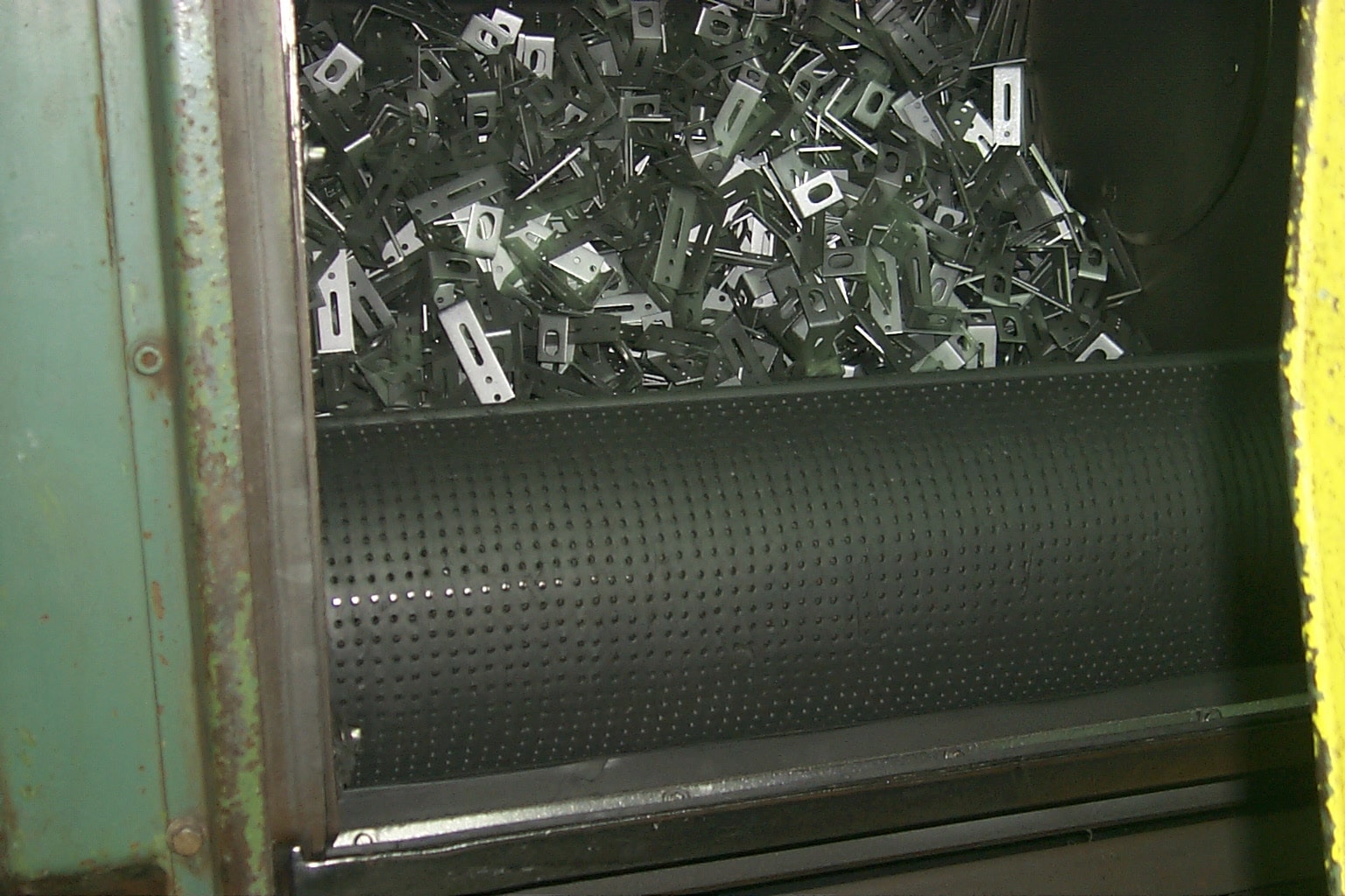 Sandstrahl und Tumbalsting-Bänder